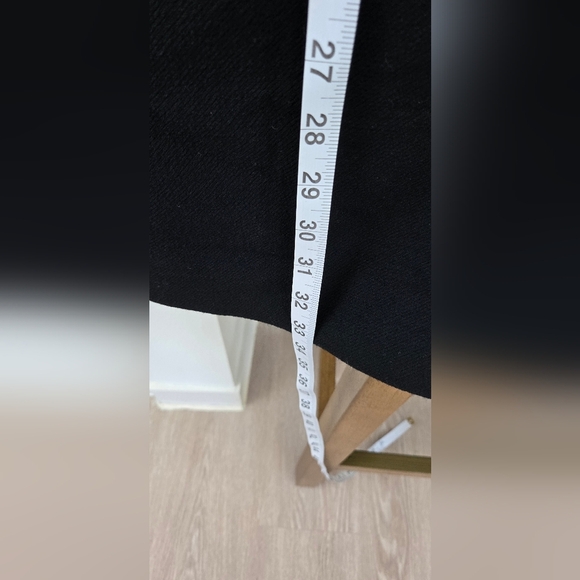 J. Crew Double Cloth by Manifaturra Italy Wool Envelope Black Coat Size 8 - Picture 14 of 16